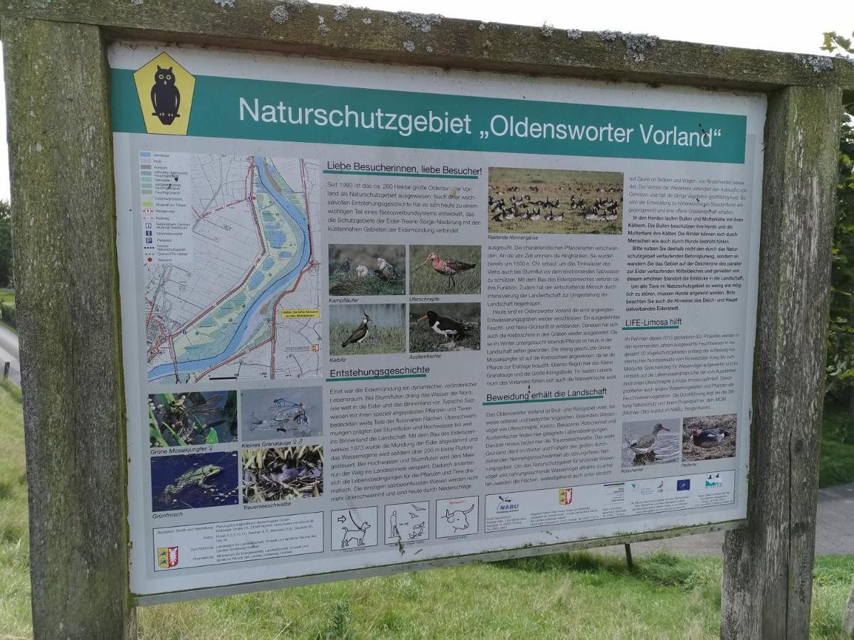 Gaestehaus Hemmerdeich-Alte Schule Oldenswort Buitenkant foto